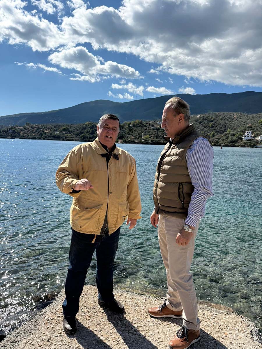 ΣΥΝΑΝΤΗΣΗ ΔΗΜΑΡΧΟΥ ΠΟΡΟΥ ΜΕ ΤΟΝ ΝΕΟ ΑΝΤΙΠΕΡΙΦΕΡΕΙΑΡΧΗ ΝΗΣΩΝ ΑΤΤΙΚΗΣ